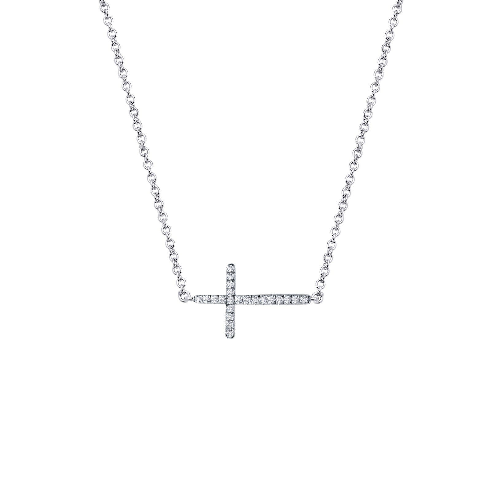 Sideways Cross Necklace – Lafonn