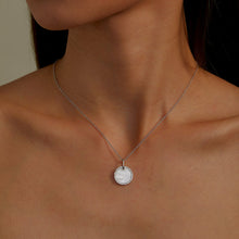 Load image into Gallery viewer, Mother-of-Pearl Disc Necklace-P0280PLP
